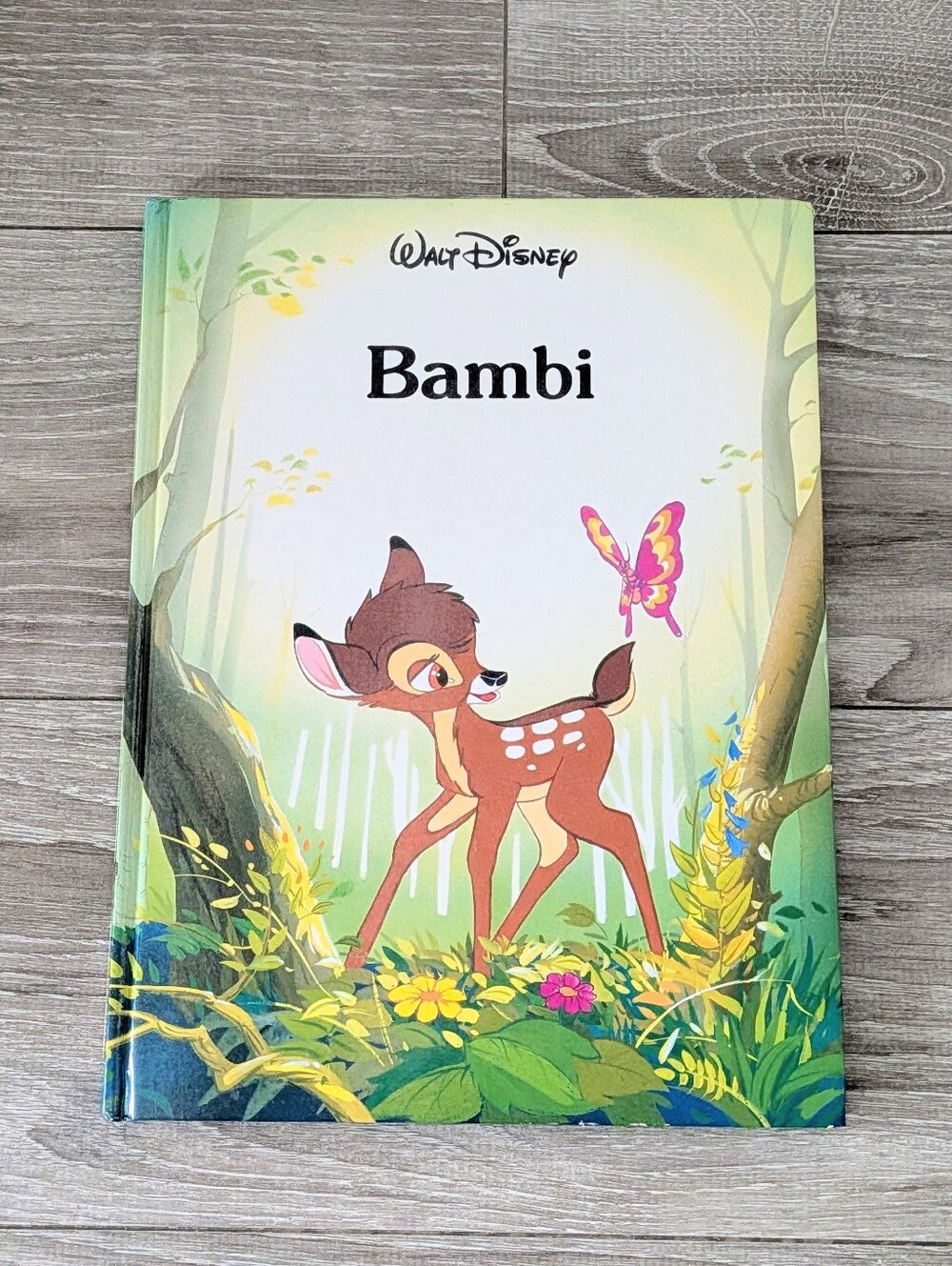 Vintage Walt Disney Bambi Hardcover Book